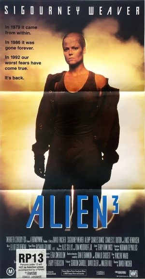 Alien 3 Australian Daybill Movie Poster (1)