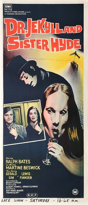 Dr Jekyll And Sister Hyde Australian Daybill Movie Poster (8)