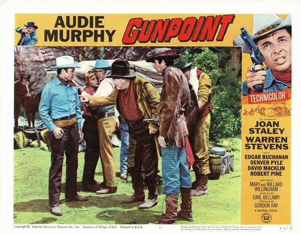 Gunpoint Us Lobby Crad 1966 Audie Murphy (5)