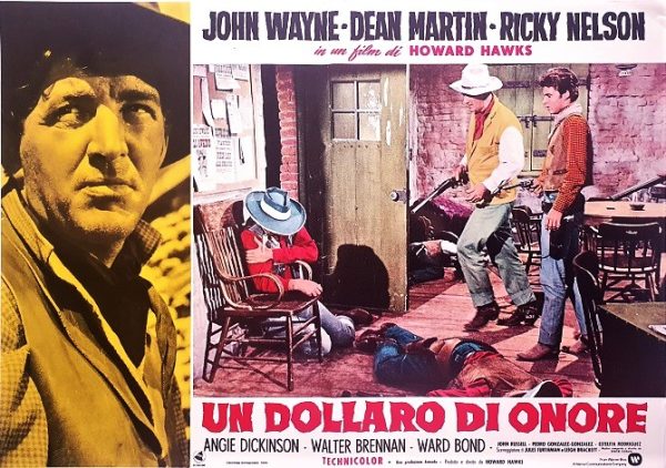 Rio Bravo Un Dollaro Di Onore Italian Photobusta Movie Poster John Wayne Dean Martin Ricky Nelson (10)