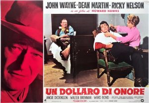 Rio Bravo Un Dollaro Di Onore Italian Photobusta Movie Poster John Wayne Dean Martin Ricky Nelson (6) Edited