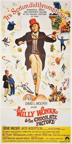 Willy Wonka And The Chocolate Factory Australian 3 Sheet Movie Poster (11)