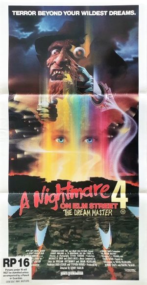 A Nightmare On Elm Street 4 Dream Master Australian Horror Movie Daybill Poster (8)