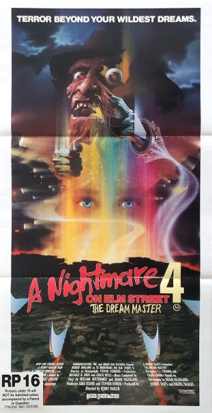A Nightmare On Elm Street 4 Australian Daybill Movie Poster