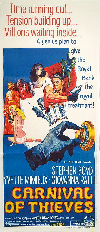 Carnival Of Thieves Australian Daybill Movie Poster