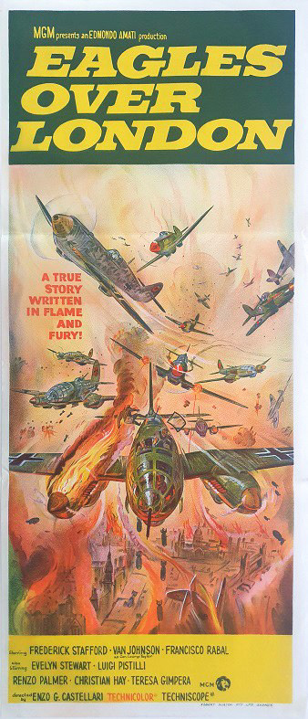 Eagles Over London Australian Daybill Movie Poster Battle Of Britain Ww2 (1) Edited