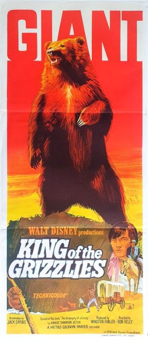Giant King Of The Grizzlies Australian Daybill Movie Poster (7) Edited