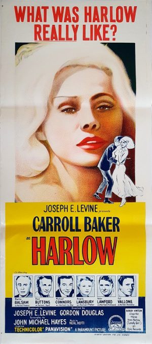 Harlow Australian Daybill Movie Poster