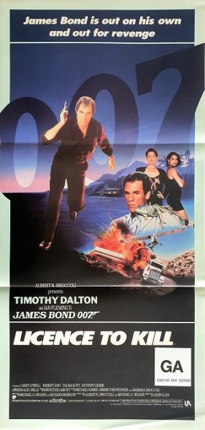 James Bond Licence To Kill Australian Daybill Movie Poster (7)