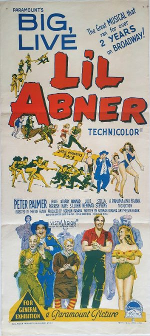 Lil Abner Australian Daybill Movie Poster