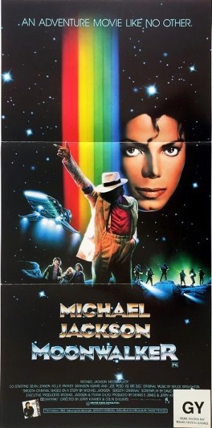 Moonwalker Michael Jackson Australian Daybill Movie Poster 3