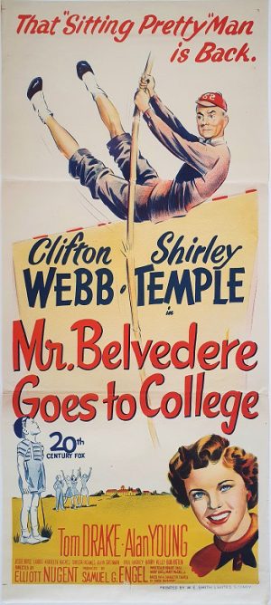 Mr Belvedere Goes To College Australian Daybill Movie Poster Shirely Temple