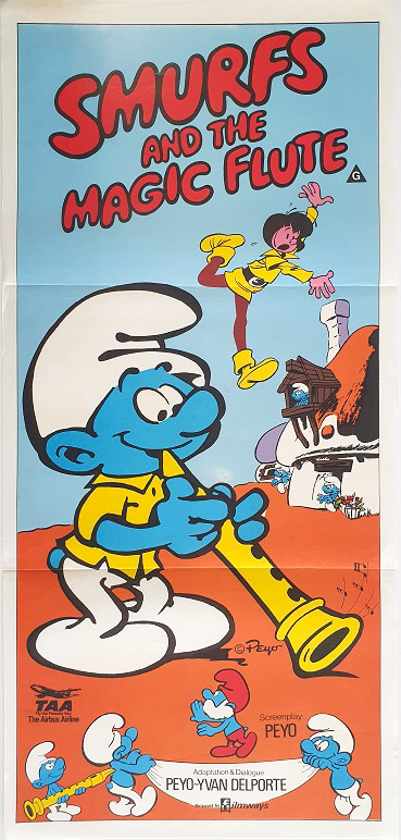 Smurfs And The Magic Flute Australian Daybill Movie Poster (1)