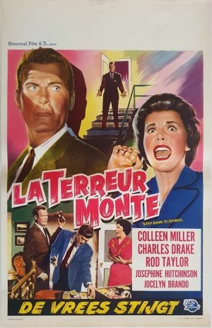 Step Down To Terror La Terreur Monte Belgium Movie Poster (5)