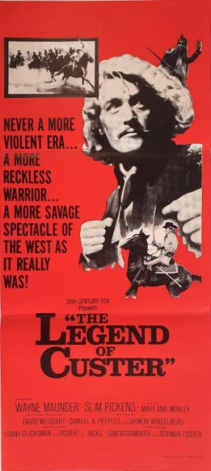 The Legend Of Custer Australian Daybill Movie Poster