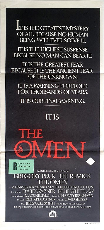 The Omen Australian Daybill Movie Poster