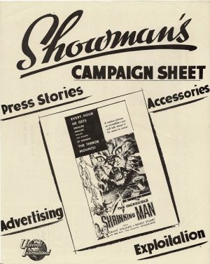 The Incredible Shrinking Man Australian Press Sheet (5)