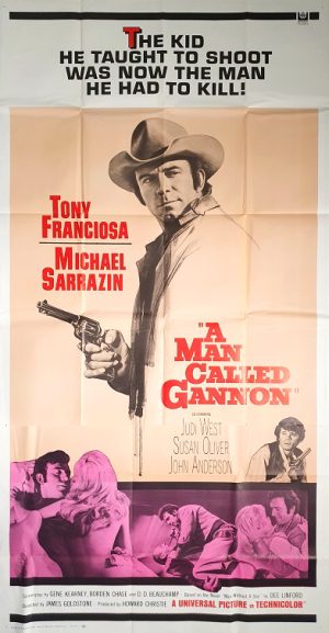 A Man Called Gannon 3 Sheet Movie Poster (1) Edited