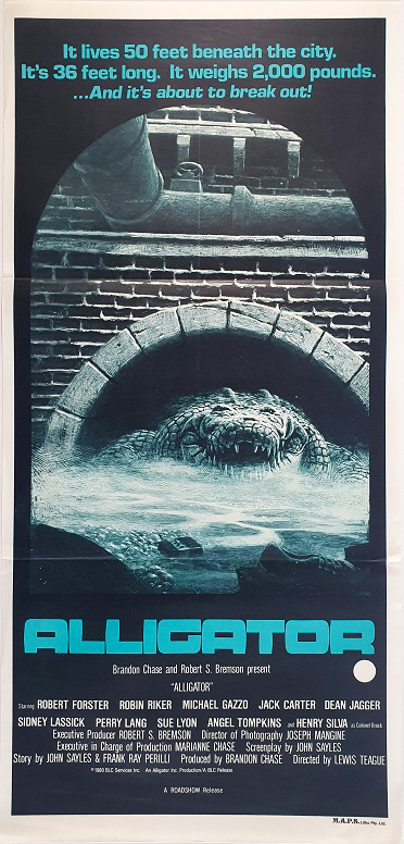 Alligator Australian Daybill Movie Poster
