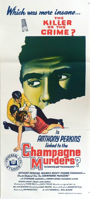 Champagne Murders Australian Daybill Movie Poster (3)