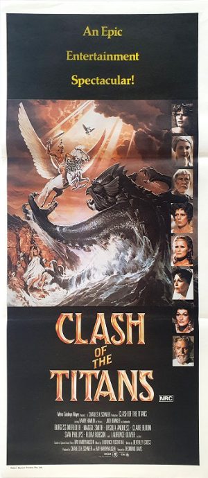 Clash Of The Titans Australian Daybill Movie Poster