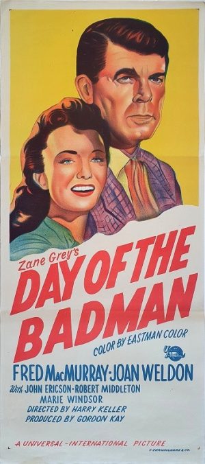 Day Of The Badman Australian Daybill Movie Poster