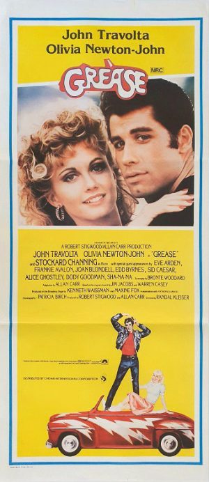 Grease Australian Daybill Movie Poster