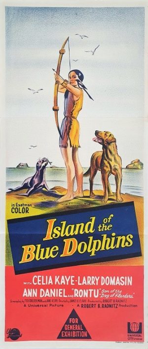 Island Of The Blue Dolphins Australian Daybill Movie Poster