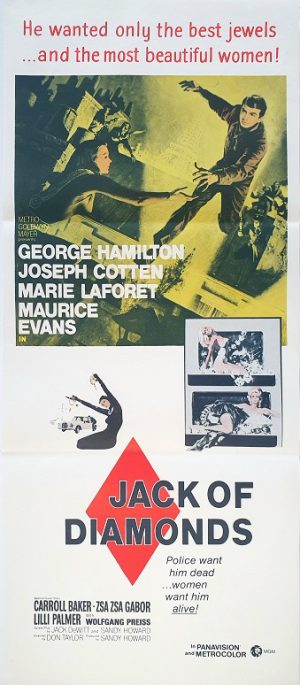 Jack Of Diamonds Australian Daybill Movie Poster