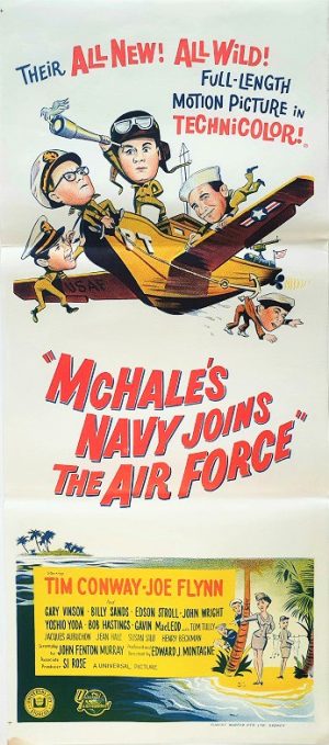 Mchales Navy Joins The Air Force Australian Daybill Movie Poster (1) Edited