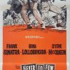 Never So Few Australian Daybill Movie Poster Steve Mcqueen Frank Sinatra