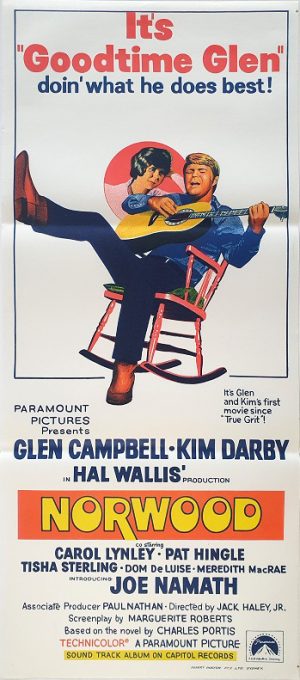 Norwood Glen Campbell Australian Daybill Movie Poster