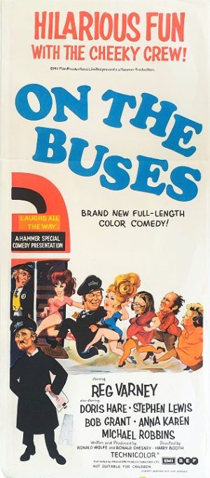 On The Buses Australian Daybill Movie Poster