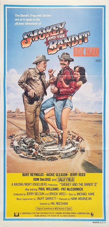 Smokey And The Bandit Ride Again Australian Daybill Movie Poster