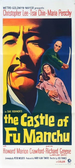 The Castle Of Fu Manchu Australian Daybill Movie Poster