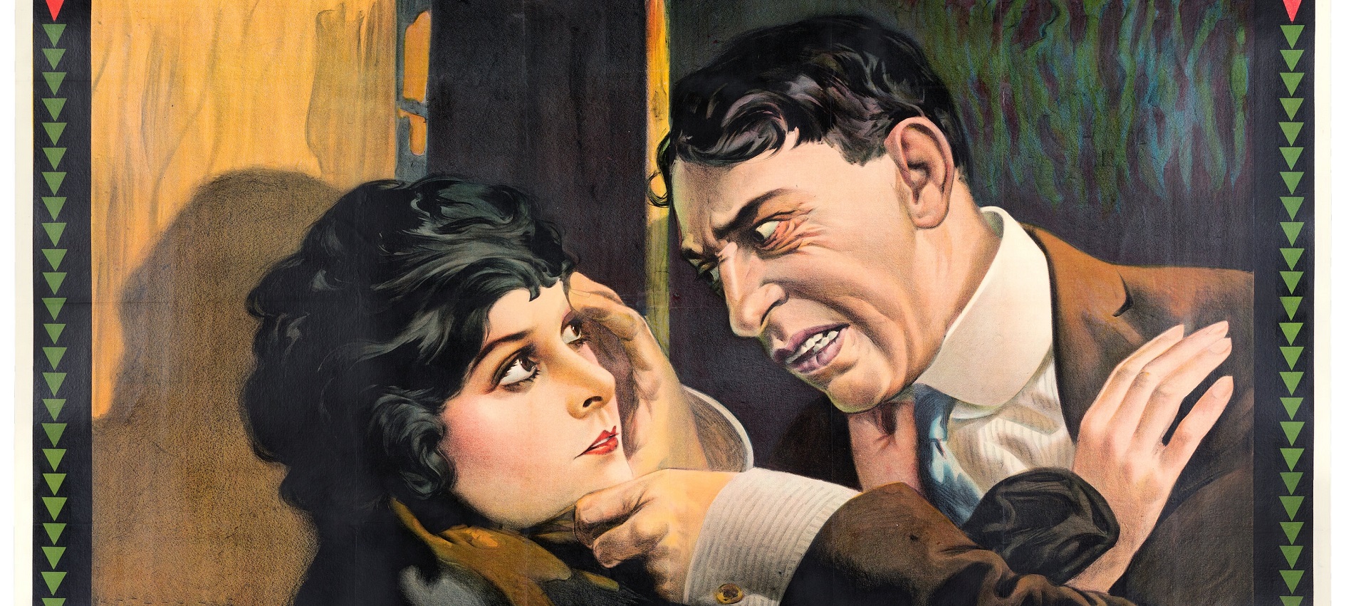 The Devil's Needle Us 6 Sheet Silent Film Poster