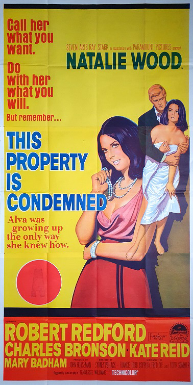 This Property Is Condemned Australian 3 Sheet Movie Poster