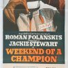 Weekend Of A Champion Jackie Stewartaustralian Daybill Movie Poster Formula 1 Roman Polanski (1)