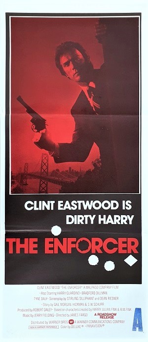 Dirty Harry The Enforcer Australian Daybill Movie Posters (2)