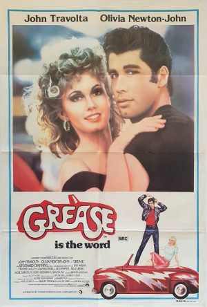 Grease Australian One Sheet Movie Poster