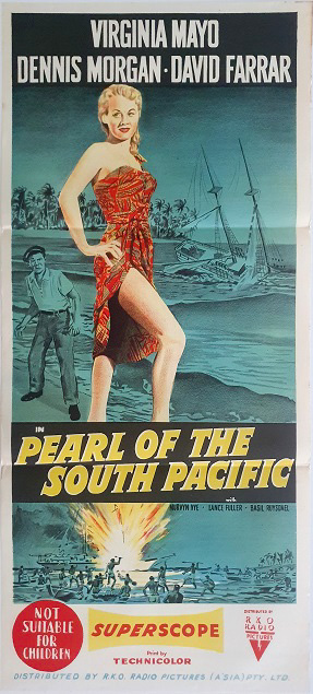 Pearl Of The South Pacific Australian Daybill Movie Poster