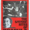 Satanic Rights Of Dracula Australian Daybill Hammer Horror Movie Poster