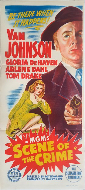 Scene Of The Crime Australian Daybill Movie Poster 2