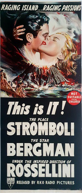 Stromboli Australian Daybill Movie Poster