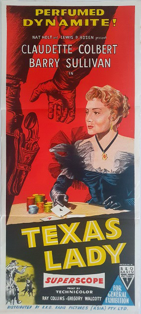 Texas Lady Australian Daybill Movie Poster