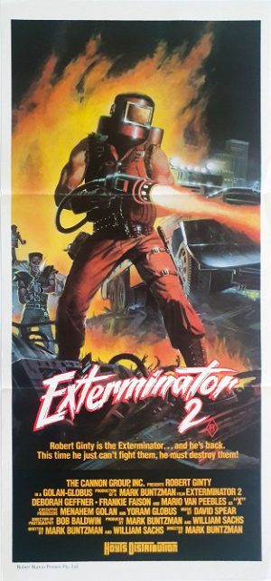 The Exterminator 2 Australian Daybill Movie Poster