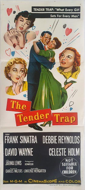 The Tender Trap Australian Daybill Movie Poster