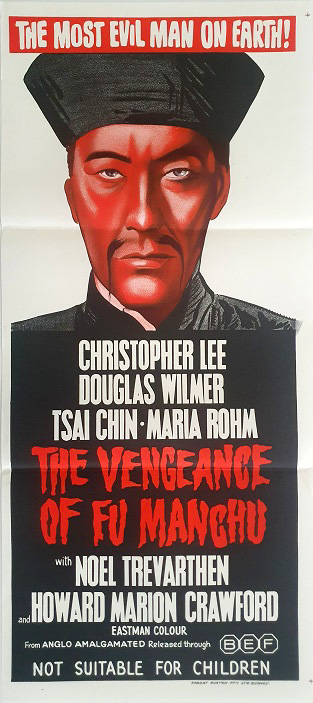 The Vengeance Of Fu Manchu Australian Daybill Movie Posters