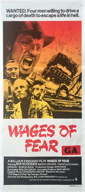 Wages Of Fear Australian Daybill Movie Poster