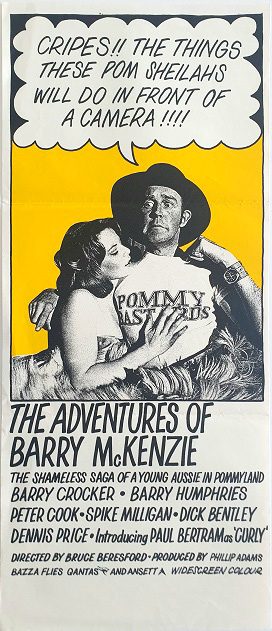 Adventures Of Barry Mckennzie Australian Daybill Movie Poster